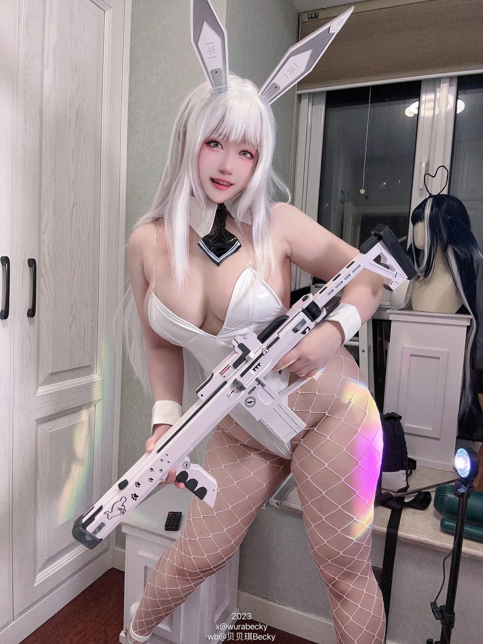 贝贝琪Becky – NO.014 白兔 布兰儿 [41P]插图2